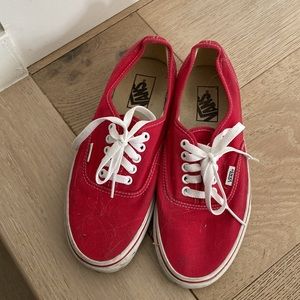 Red Vans